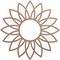 Ekena Millwork Daisy Wood Fretwork Pierced Ceiling Medallion, Wood (Paint Grade), 18"OD x 6 1/4"ID x 3/8"T CMWP18X18X0375DAMF - alternate 1